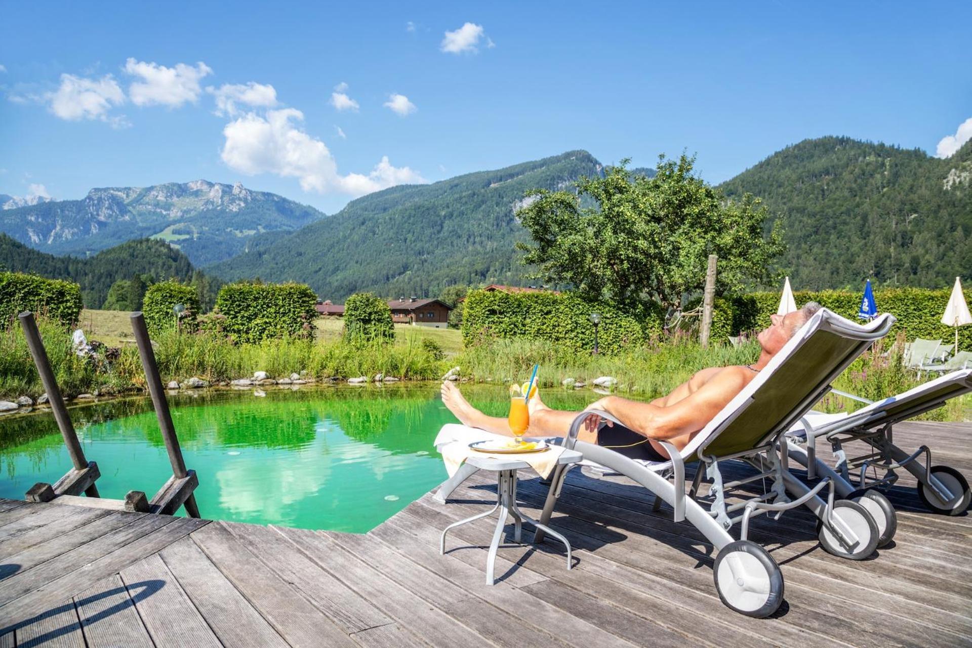 Hotel Vitaloase Zu Den Drei Bruedern Unken Bagian luar foto